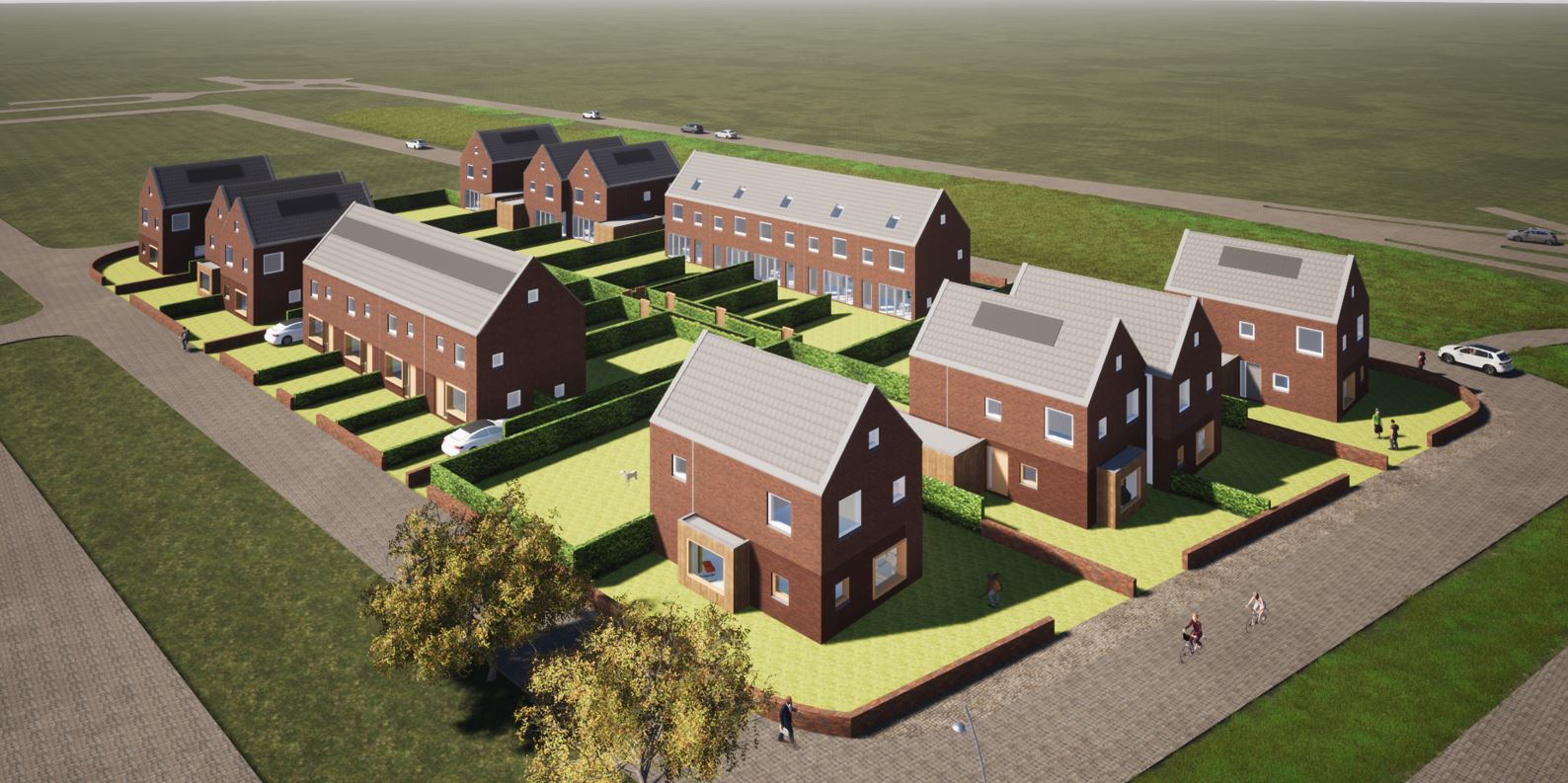 19 woningen Klimopwal